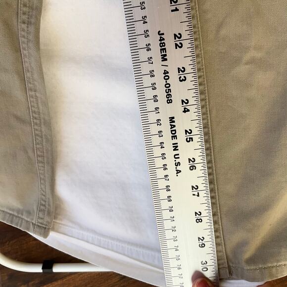 DKNY Men Flat Front Khaki Pants size 38x32, Natural Tan - Picture 4 of 10